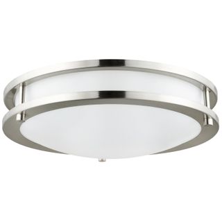 14" Double Band LED Fixture (CCT) (Brushed Nickel)