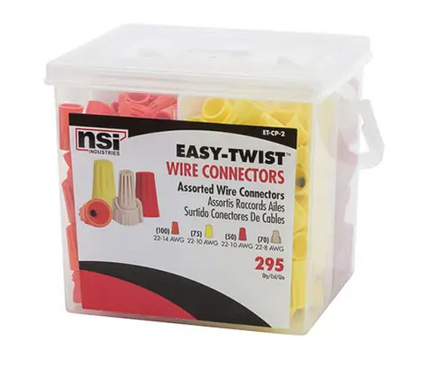 Assorted Wire Nut Kit (295 Piece)