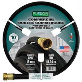 Rubber Garden Hose (Hot Water) (50')