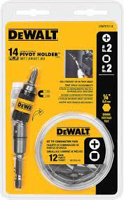 DEWALT Pivot Bit Holder Set, (14pc)