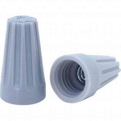 Gray Wire Nut (100 Pack) (X- Small)