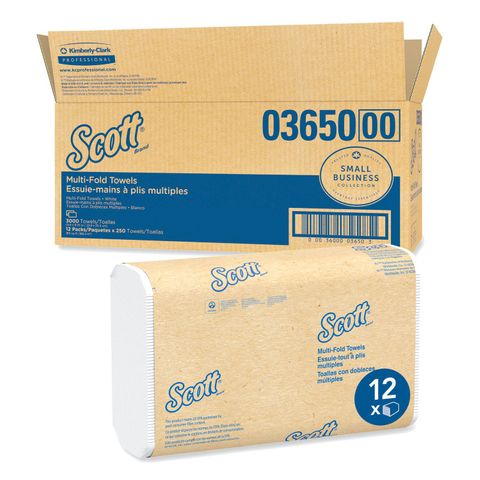 KIMBERLY CLARK Multi-Fold Towels (White) (250 Pack) (12 Case)
