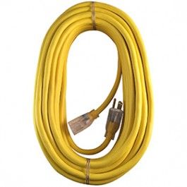 Power-On Extension Cord (Yellow - 12/3) (100')