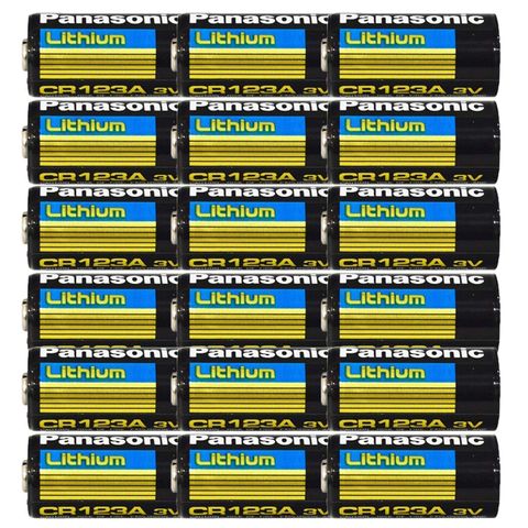 Panasonic CR123A Lithium Battery (3 Volt) (16 Pack)