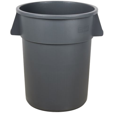 Bronco Commercial Garbage Can (55 Gallon) (Gray)