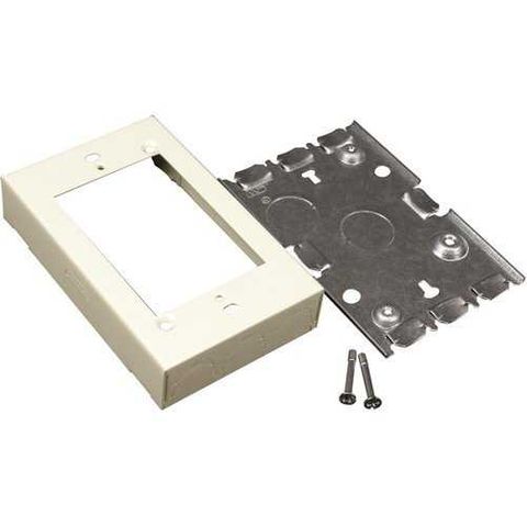 Shalow Switch and Receptacle Box Fitting (Ivory)