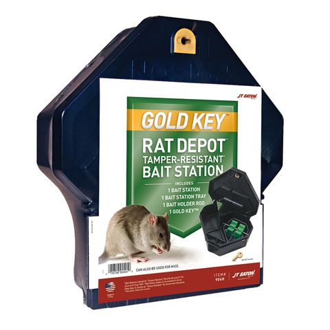 Rodent Bait Stations with Keys