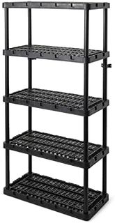 Knect A Shelf, Heavy Duty  ( Black) (5-Tier)  (36" W x 72" H x 18" D)