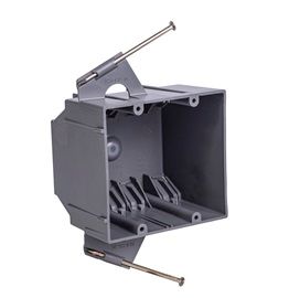 2-Gang New Work Switch/Outlet Wall Electrical Box (32" Cubic)