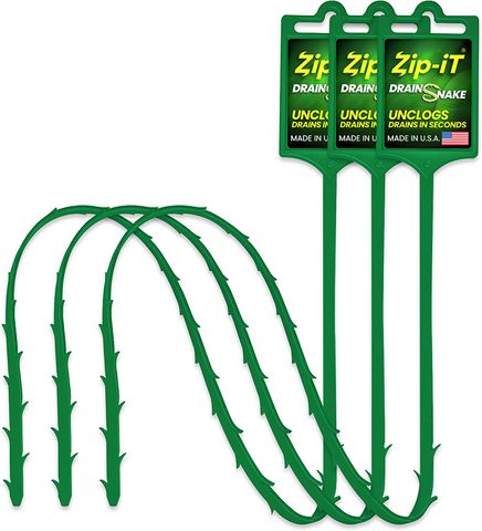 Drain Snake Cleaner  (25") (3 Pack)