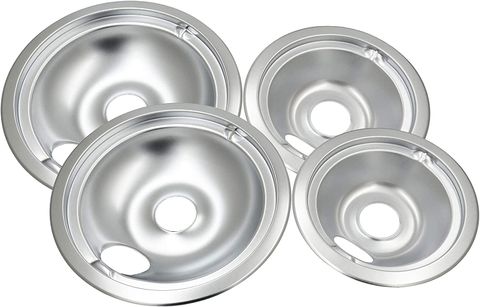 Oil Drip Pans Replacement Set (6" And 8" Pans) (4 Pack - 2P C Each Size)