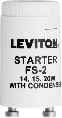 Leviton Fluorescent Lamp Starter (20 Watt) (2 Pack)