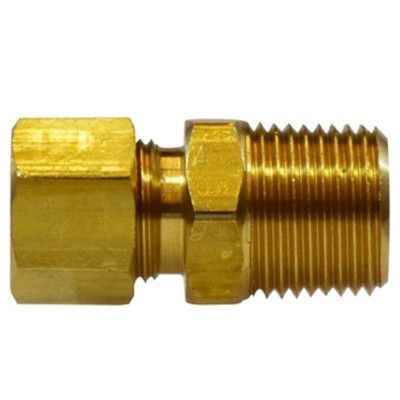 3/8" x 1/2" MPT Compression Fitting