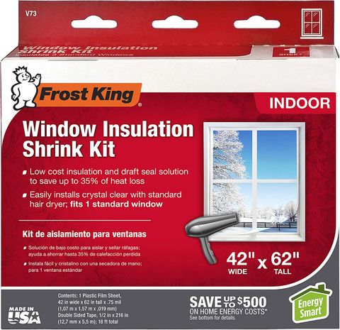 Shrink Window Kit, Indoor, Clear (42" x 62")