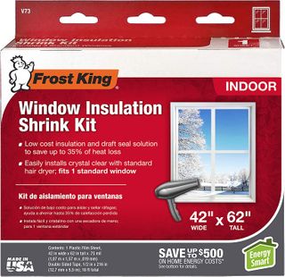 Shrink Window Kit, Indoor, Clear (42" x 62")