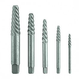 Spiral Screw Extractor Set (#1-5)