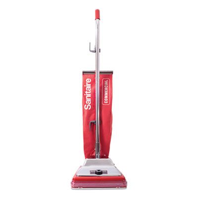 Sanitare Tradition Upright Vacuum 12" Cleaning Path, Red