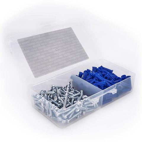 #10 - 12 CONFAST Screw & Conical Blue Bantam Anchor Kit Bit (201 Pieces)