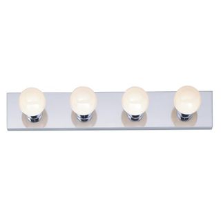 4 Bulb Vanity Fixture (Polished Chrome Finish) (24")