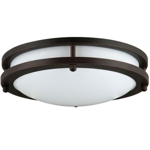 16" Double Band LED Fixture (23 Watt) (30K) (Oil Rubbed Bronze)