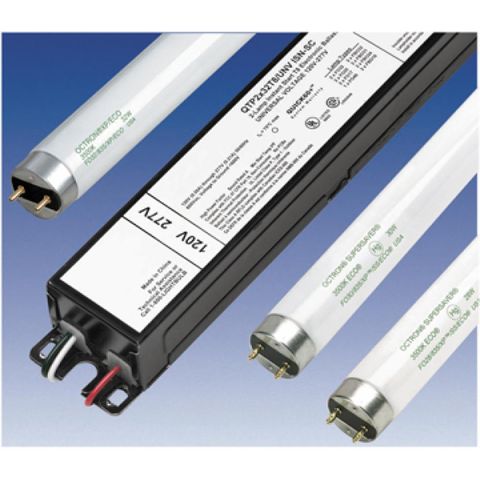 2 Lamp T8 Fluorescent Light Ballast (QTP2X32T8/UNV-ISN-SC 49943)