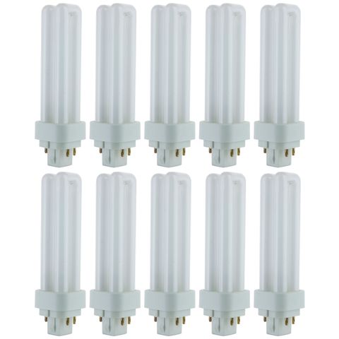 PLD Light Bulb (4-Pin G24q1) (Twin Tube) (13 Watt) (27K) (10 Pack)