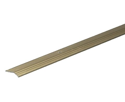 Fluted Aluminum Carpet Bars (Gold) (1" X 72")
