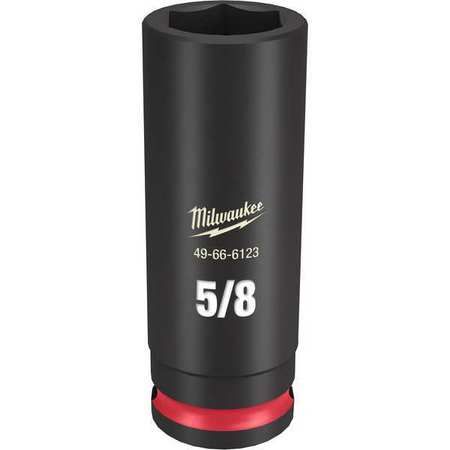 Milwaukee Shockwave Impact Duty 3/8" Drive 5/8" Deep Well 6 Point Impact Socket