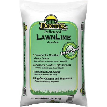 Soil Doctor Pelletized Lawn Lime,  Organic Ph Balancer (40 lb)