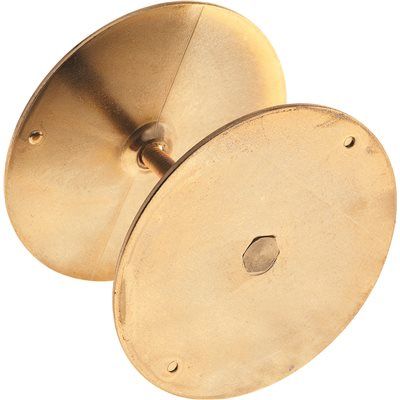 Door Hole Cover (2-5/8") (Polished Brass)