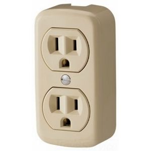 Residential Grade Duplex Receptacle (Ivory)