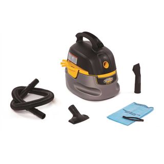 Stinger 2.5 Gallon 1.75 Peak HP Compact Wet/Dry Shop Vacuum w/ Filter Bag, Hose and Accessories