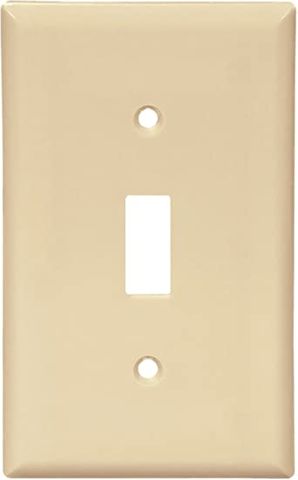 Standard Toggle Switch Plate (Ivory)