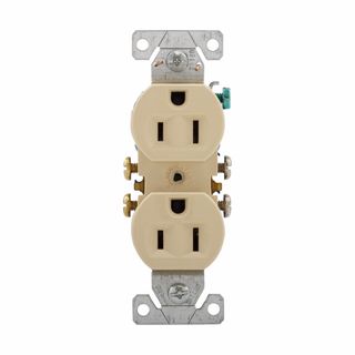 Standard Duplex Receptacle (Ivory)