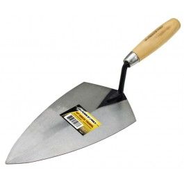 Brick Trowel With Wood Handle (10")