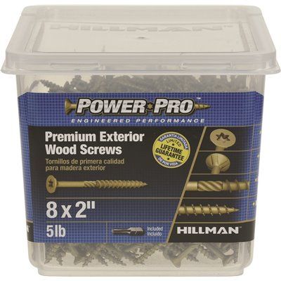 Star Flat-Head Exterior Wood Screw (8 x 2") (5 lbs)