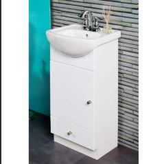 Petite Vanity (White) (16")