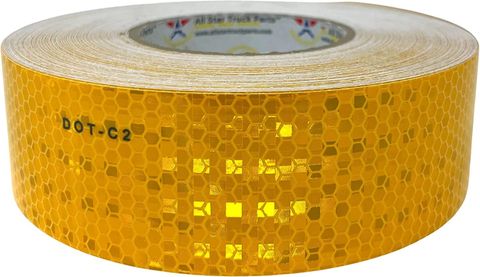 Reflective Safety Tape (Yellow/Orange) (2" x 50')