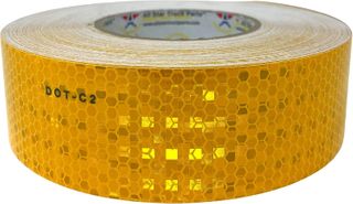 Reflective Safety Tape (Yellow/Orange) (2" x 50')