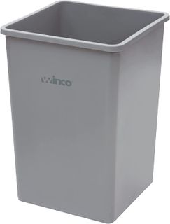 Winco Square Trash Can (35 Gallon) (Gray)