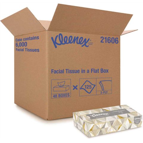 Kleenex Facial Tissue (2 Ply) (125 Sheet) (48 Case)