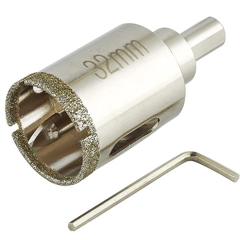 Diamond Hole Saw with Pilot Bit (1-1/4")