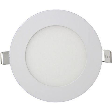 6" Mini Panel Round 5CCT Smooth Canless Wafer Spotlight