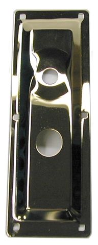 Mortise Lock Cylinder Guard Plate (12" X 4") (Polished Brass)