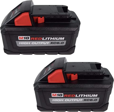 Milwaukee M18 18-Volt Lithium-Ion High Output 6.0Ah Battery Pack (6-Pack)