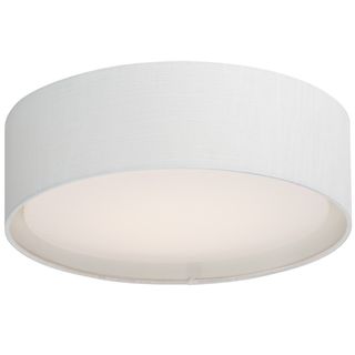 Prime LED Flush Mount (‎6.5 Watt) (Dimmable) (White Linen) (16")