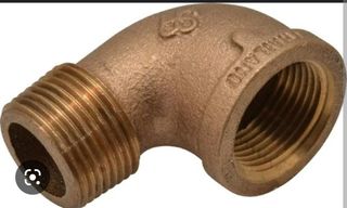 1/2" Brass 90 Street Elbow