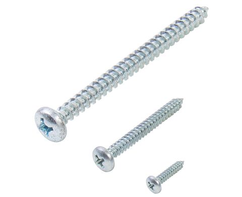 Sheet Metal Screw (Pan Head) (Self Drilling) (100 Pack) (6 x 1/2")