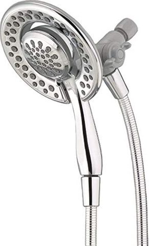 Delta Faucet 4-Spray In2ition 2-in-1 Dual Shower Head with Handheld