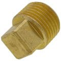 1/2" Brass Sq. Head Plug